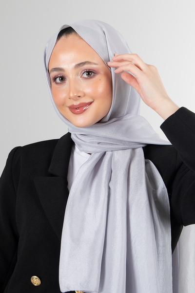HAREM SCARF Gri Brisa Vual Şal