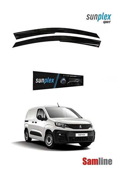 SUNPLEX Peugeot Partner Panelvan (2019-2024) Cam Rüzgarlığı Takımı 2'li Set