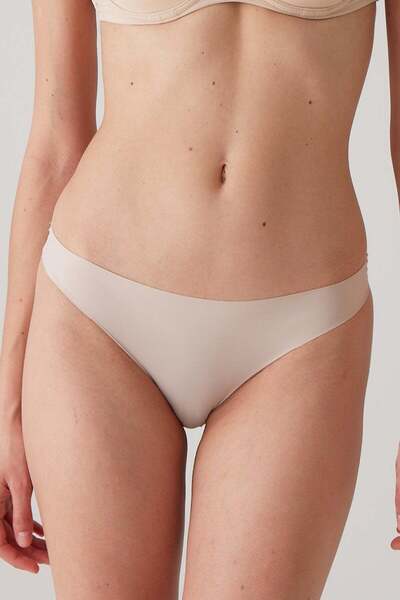 Pierre Cardin 3'lü Ekonomik Paket Siyah-Beyaz-Ten 2903 Lazer Kesim İz Yapmayan Micro Klasik Külot (Pamuklu Ağ)