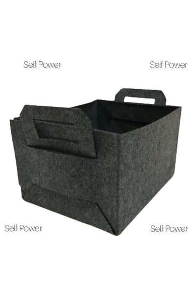 Self Power Multi-Purpose Thick Felt Organizer - Basket