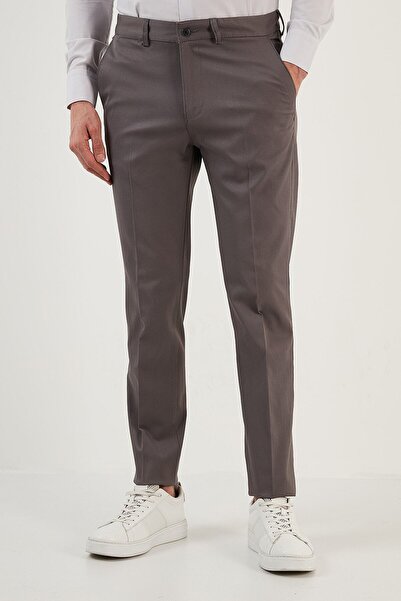 Buratti Cotton Normal Waist Regular Fit Straight Leg Trousers Men's Trousers 613hısar