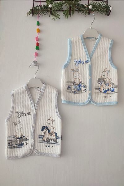 dubi baby Nazlı Baby Tavşanlı سترة مبطنة مكونة من قطعتين