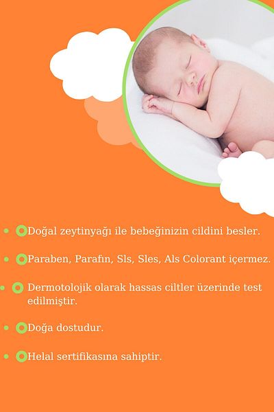 Cosmolive 100% Natural Baby Soap - Face, Hair and Skin Care