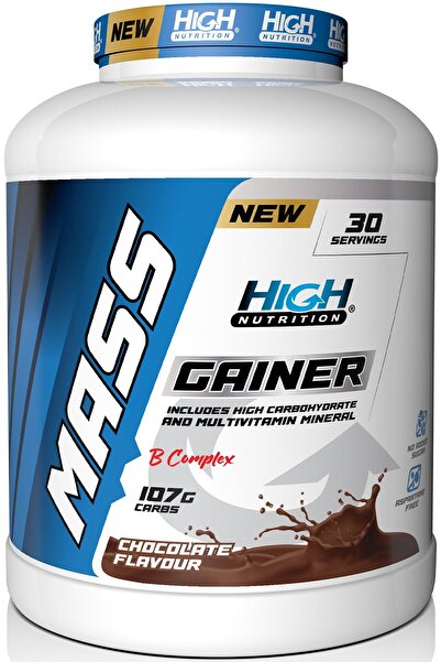 High Nutrition Gainer Çikolata Çikolata 3600 Gr Gainer Hacim Kütle Kas Artırm...
