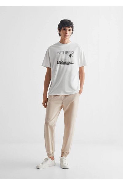 Mango Teen Beige Pants for Kids