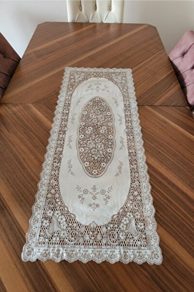 Başak Ev Tekstili Pvc Runner and Coffee Table Top Service 80*40 cm