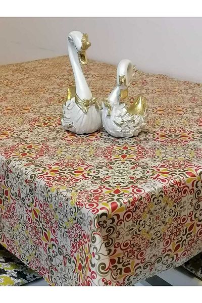 Başak Ev Tekstili BAZĂ CU TEXTURĂ DE ȚESĂ SILICONĂ, SPĂLĂTORĂ, ȘTERGĂTORĂ, FIERĂTĂ, ANTIALUNECĂ, CAPAC DE MASA DECORATIVA