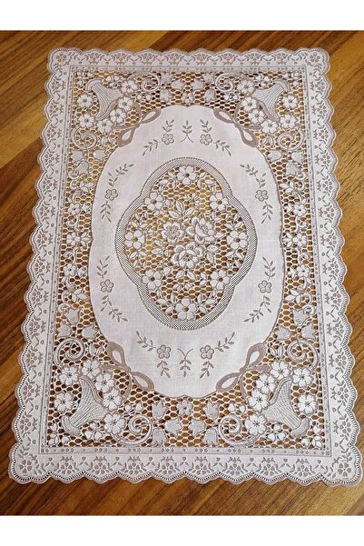 Başak Ev Tekstili Pvc Runner Ve Sehpa Üstü Servislik 40 * 30 Cm