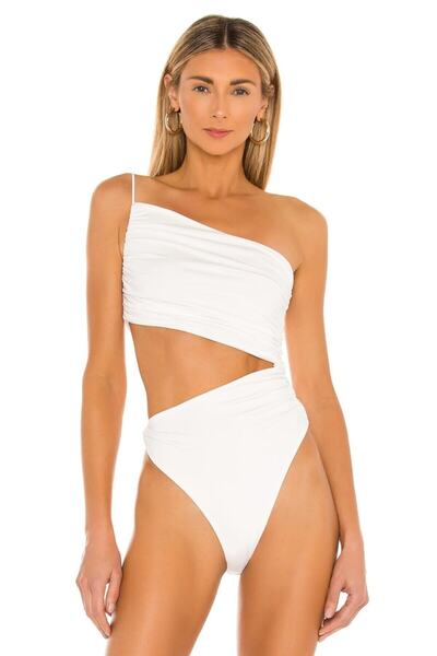 By Kul Design Γυναικείο κορμάκι από μεταξωτό ζέρσεϊ με λευκό κορδόνι