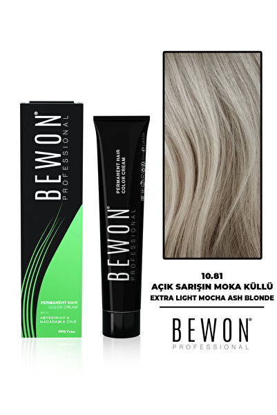BEWON Saç Boyası - Açık Sarışın Moka Küllü 10.81