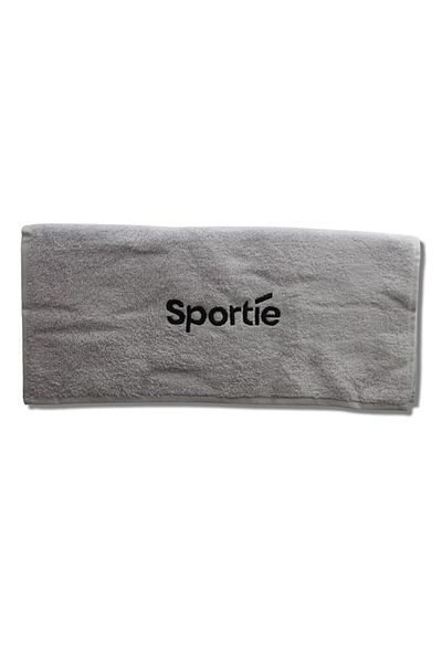 Sportie 100% Cotton Gray Sports Towel