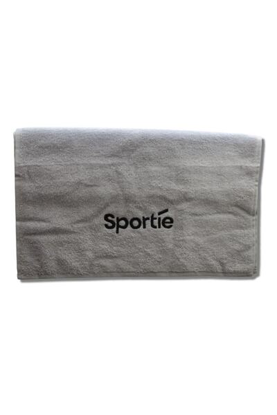 Sportie 100% бавовняний сірий спортивний рушник