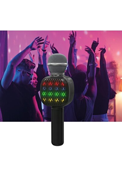 Polosmart Fs59 Karaoke Bluetooth Aux Usb Sd Kart Girişli Mikrofon Siyah