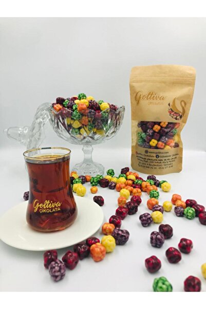 Goltiva Mix Meyveli Draje (BÖĞÜRTLEN,LİMON,ELMA,VİŞNE,PORTAKAL) Net/ 250 gr