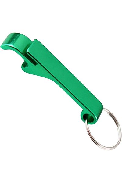 Sensoria Metal Keychain-Shaped Bottle Opener Multi-Purpose Box Bottle Cap Opener Beer Opener Green Color