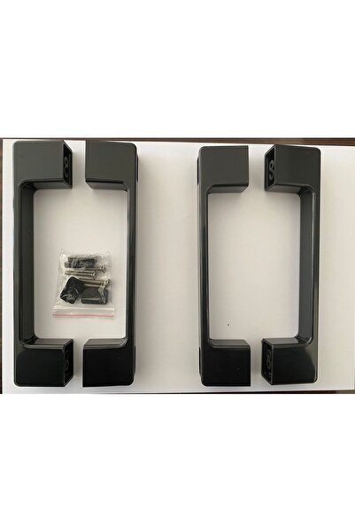Black Double 2-Door Shower Cabin Handle
