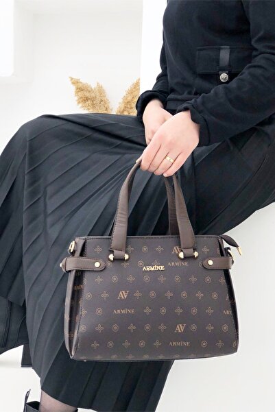 DeriWorld Γυναικεία τσάντα Armine με στάμπα Khv