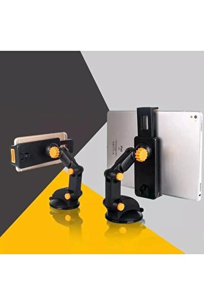 Asfal Katlanabilir Masaüstü Ve Araç Içi Vantuzlu Telefon Ve Tablet Tutucu Stand