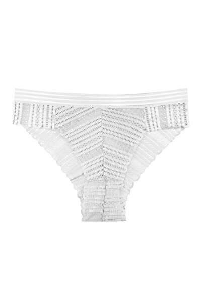Sensu Kts2068 – Súprava 3 dámskych čipkovaných bikínových nohavičiek (široký strih)