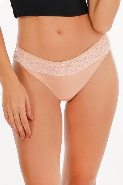 Sensu Női lézerrel vágott csipkebugyi 3 csomagos szett - Kts3101