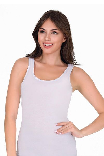 Sensu Thick Strap Cotton Lycra Women's Tank Top