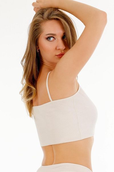 Sensu Női kordbársony kötélszíj Crop Bustier - CROP120