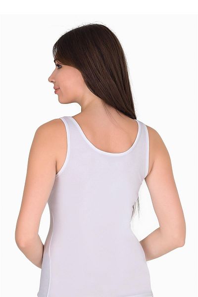 Sensu Thick Strap Cotton Lycra Women's Tank Top