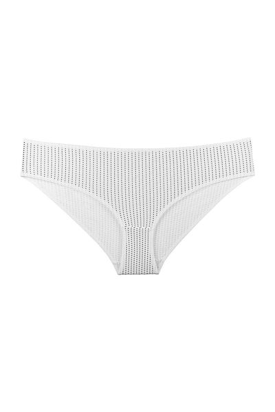 Sensu Women's Plus Size Polka Dot Model 5-Piece Slip Panties Set - Kts3066
