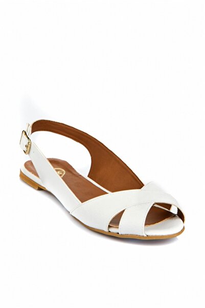 Fox Shoes Białe sandały damskie 9726106609