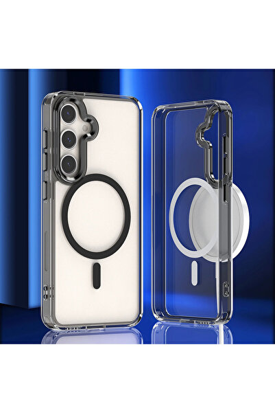 Samsung Galaxy S24 Case Magsafe Featured Camera Frame Protruding Durable Transparent Premium