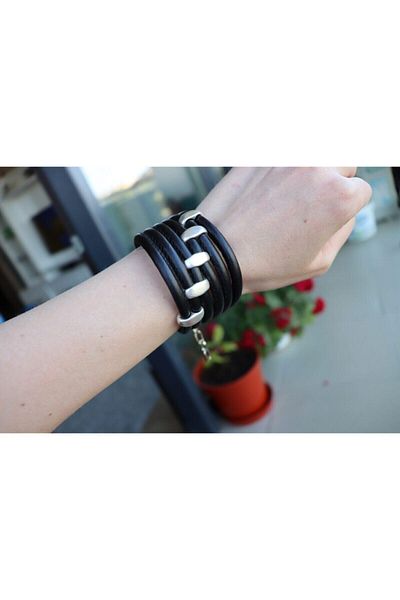 DENİZ TASARIM LEATHER BRACELET