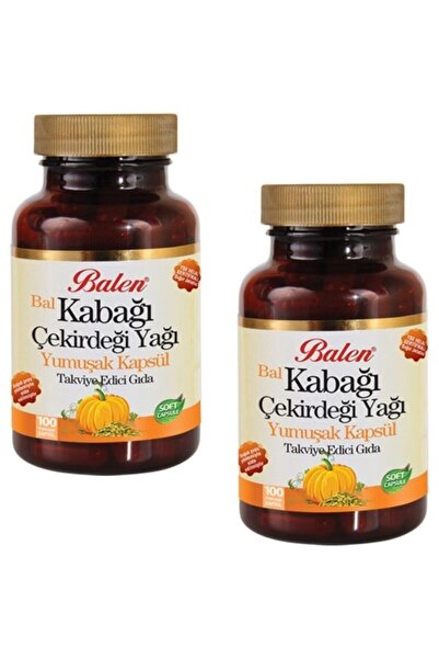Balen Bal Kabağı Çekirdeği Yağı Yumuşak Kapsül 1380mg*100 2 Adet