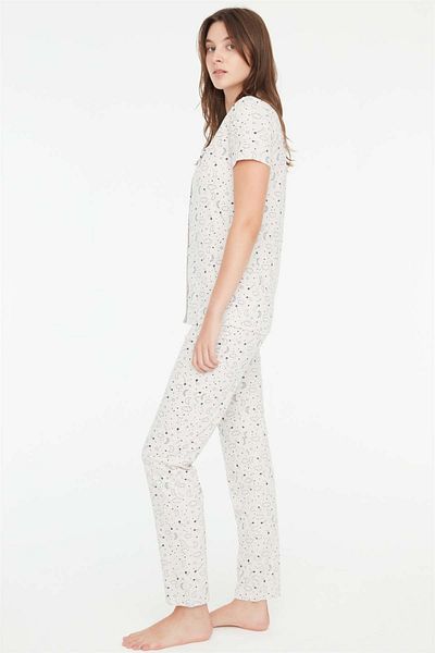 Mod Collection - Set de pijamale bej Melange pentru damă