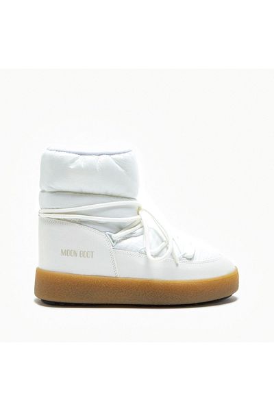 MOON BOOT 24500800-002 Ltrack Low Nylon Wp أبيض