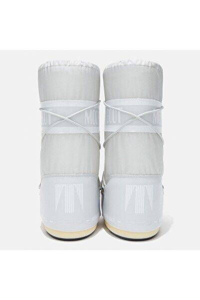 MOON BOOT Icon Nylon Kadın Uzun Bot Gri