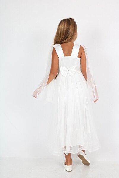 Jannock Kız Çocuk Pul Payet Abiye Elbise