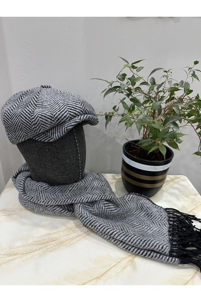 Tommy Shelby طقم قبعة ووشاح