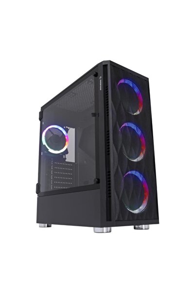 Rampage X-horse 850w 80 4*12cm Argb Fan Kontrolcü Manyetik Temperli Camlı Mid...