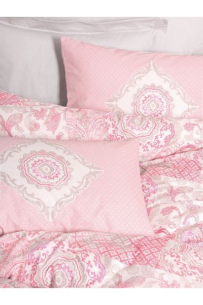 Cotton Box Σετ Παπλωματοθήκη Μονή Bohemian Saldo Beige
