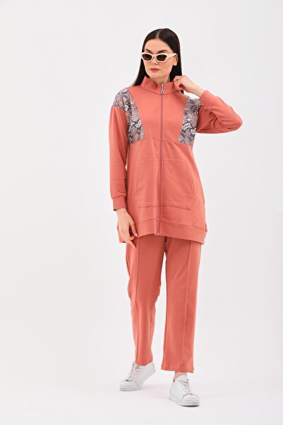 WestBound Жіночий леопардовий паєтковий щоденний 2-компонентний спортивний ко...