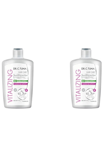 Farmasi Dr. C.Tuna Vitalizing Garlic & Capixyl Shampoo for Falling Hair 2 X P...