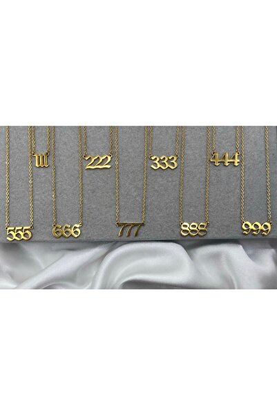 h&b design jewel Melek Rakamlı Kolye