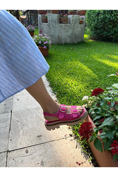DİVA Diva Fuchsia Double Sa kopčom Day Ženske Sandale