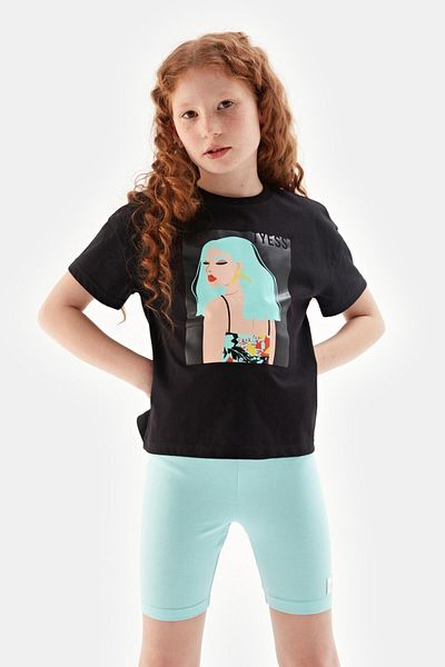 Tyess Blaue Strumpfhosen für Mädchen