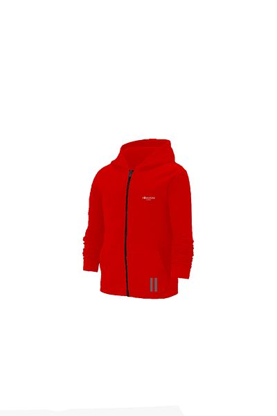 POSEIDON STORM Boy's Red Daily Athlete Comfortable Tracksuit Set 104cm-176cm with Front Pocket Stripe