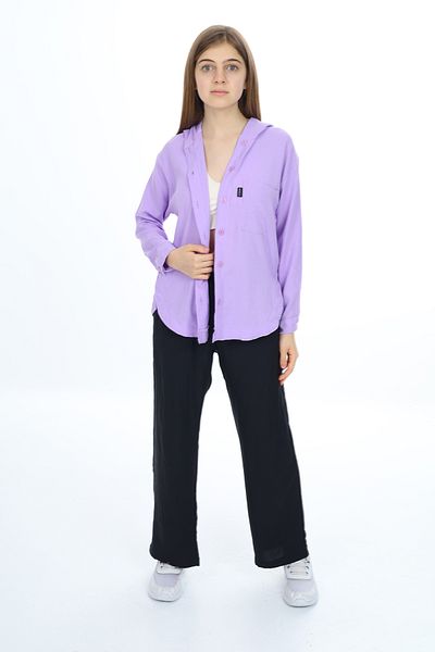 ANGELOS GIRLS Girl's Hooded Shirt Set 8-14 Years Lx309