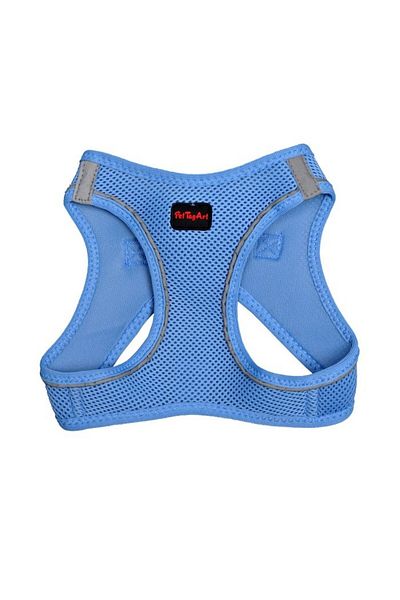 Pet Tag Art Pettagart Airmesh Blue Chest Collar