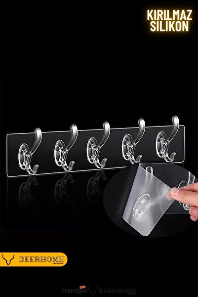 FOBHOME Silikon Yapışkan Askılık << 1 Adet >>