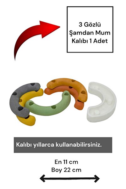 Milinza Şamdanlık Silikon Kalıbı , Silikon Kalıp, Beton Harcı, Taş Tozu , Alç...