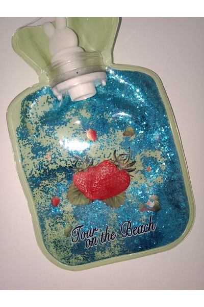 HANK TİCARET Special Mini Glittered Hot Water Bag for Babies and Children 20x13 Cm